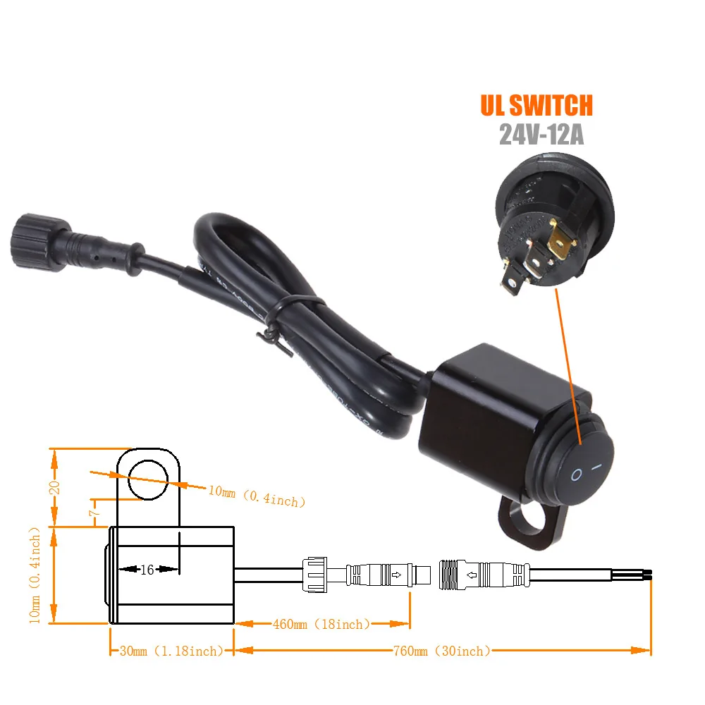 Переключатель света стартера мотоцикла BOSMAA MK5