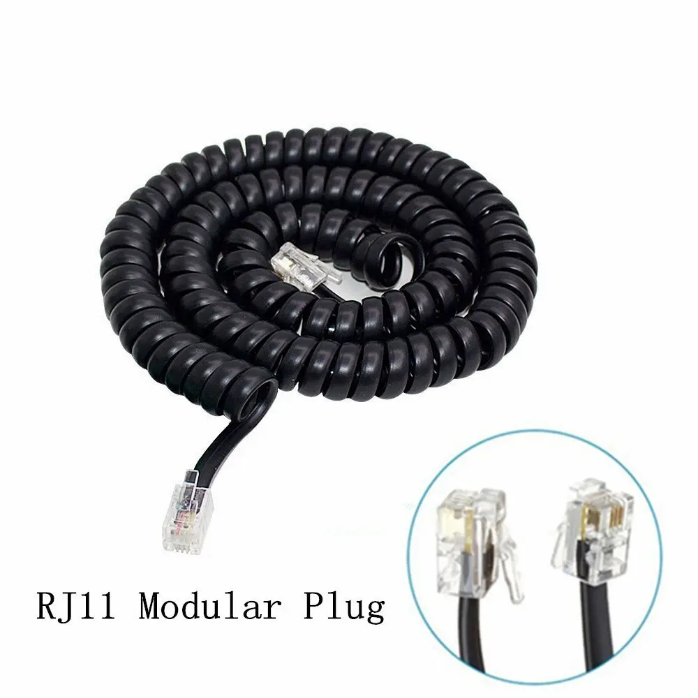 rj 9 shield 4p4c Telephone 24awg 26awg Copper 1m 2m 3m Rj9 Cable