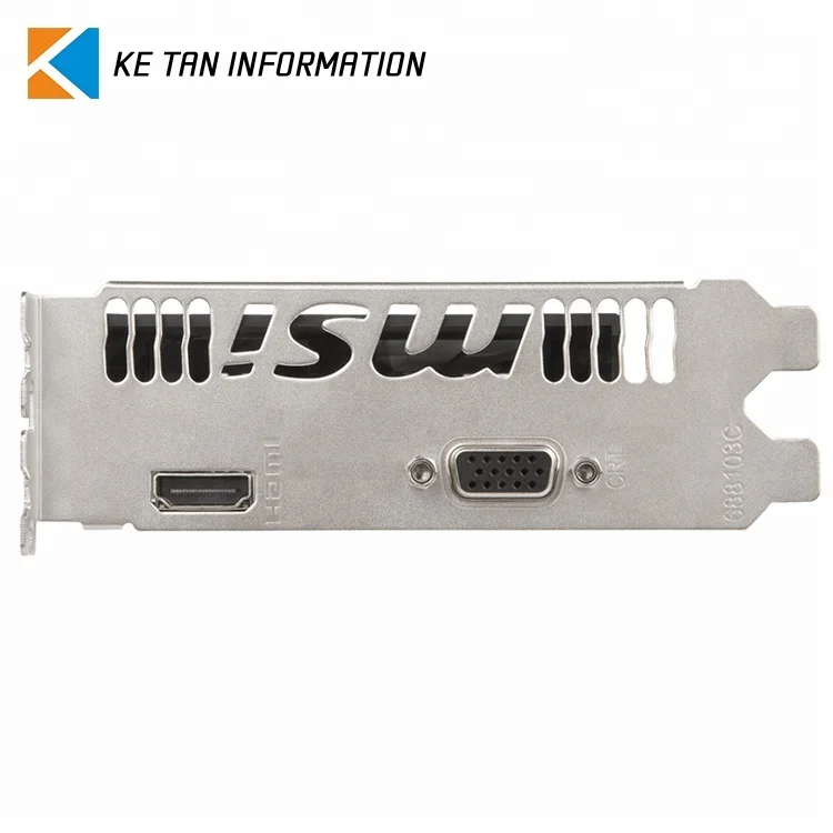 
 Видеокарта MSI GeForce GT1030 AERO ITX 2GD4 OCV1 с GDDR4 64 бит  
