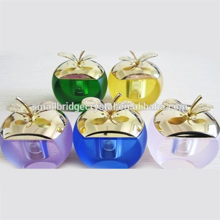 High quality apple shaped crystal water bottle