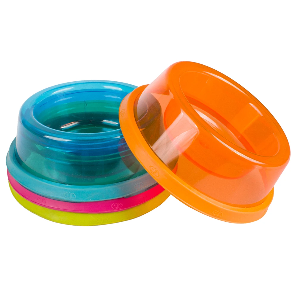 plastic non slip dog bowl