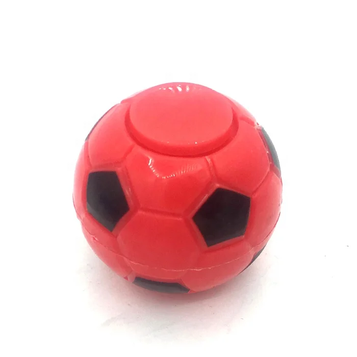 Factory Sell 50MM Football Spinner Vending Capsule Toys Plastic Soccer Fidget Spinner Football Hand Spinner for Kids Toys