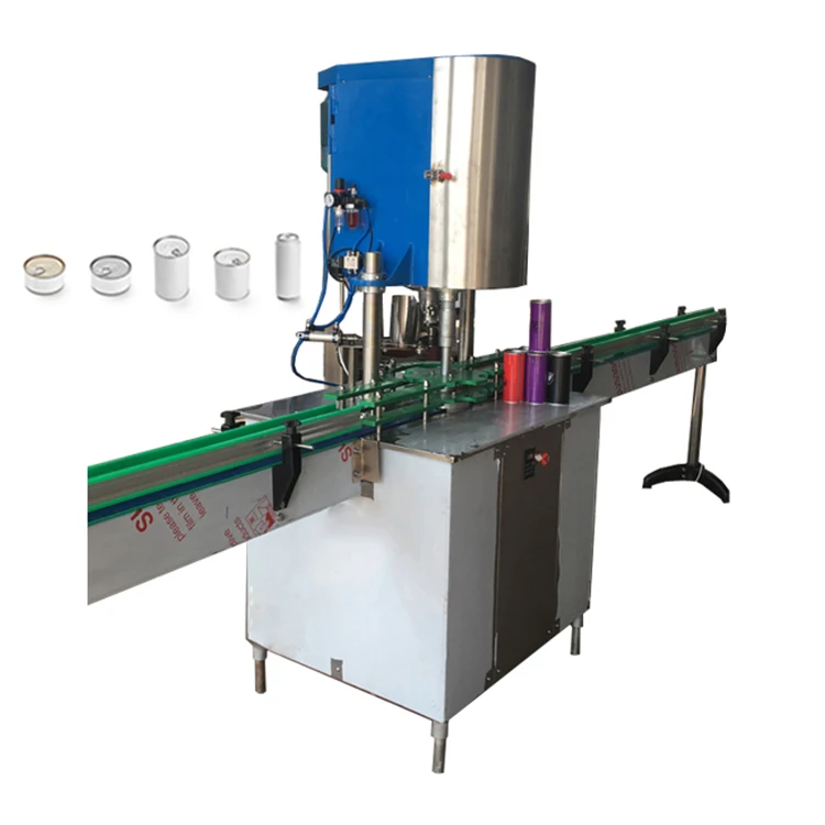 Small Fruit Food Canning Machine Automatic Canned Tuna Sealing Machine