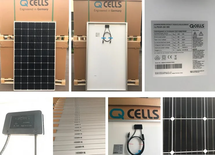 Hanwha Q Cells Solar Panel G10 Double Glass Qcell 460w 470w 480w