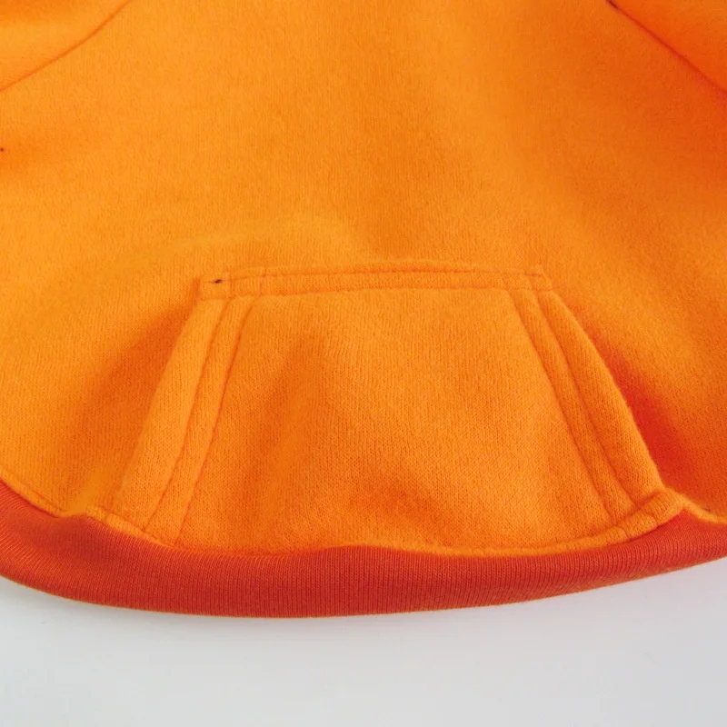 
Однотонная толстовка с капюшоном и карманом для собак, одежда для домашних животных 