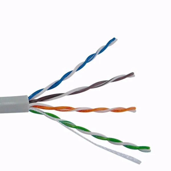 Solido Cat5e Cavo in PVC Grigio REEL 100% rame dati rete Ethernet LOTTO 