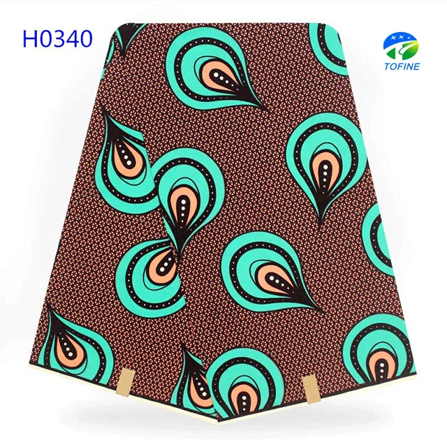 Китайский поставщик ткань с африканскими восковыми принтами спандекс 100% хлопковая для женской