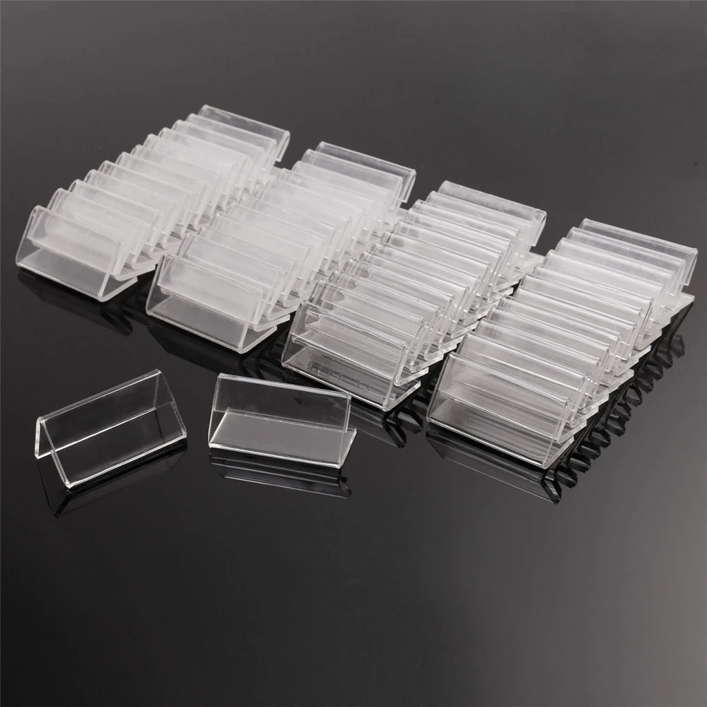 HOODANCOS Clips Giratorios Para Etiquetas De Precio, Clips De Exhibición De Mercancías Para Señalización, Etiquetas De Nombre, Carteles Y Etiquetas, Fáciles De Instalar Para Tiendas Minoristas Y