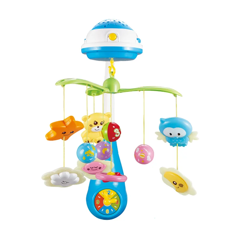 Высококачественный электрический проекционный милый детский музыкальный колокольчик