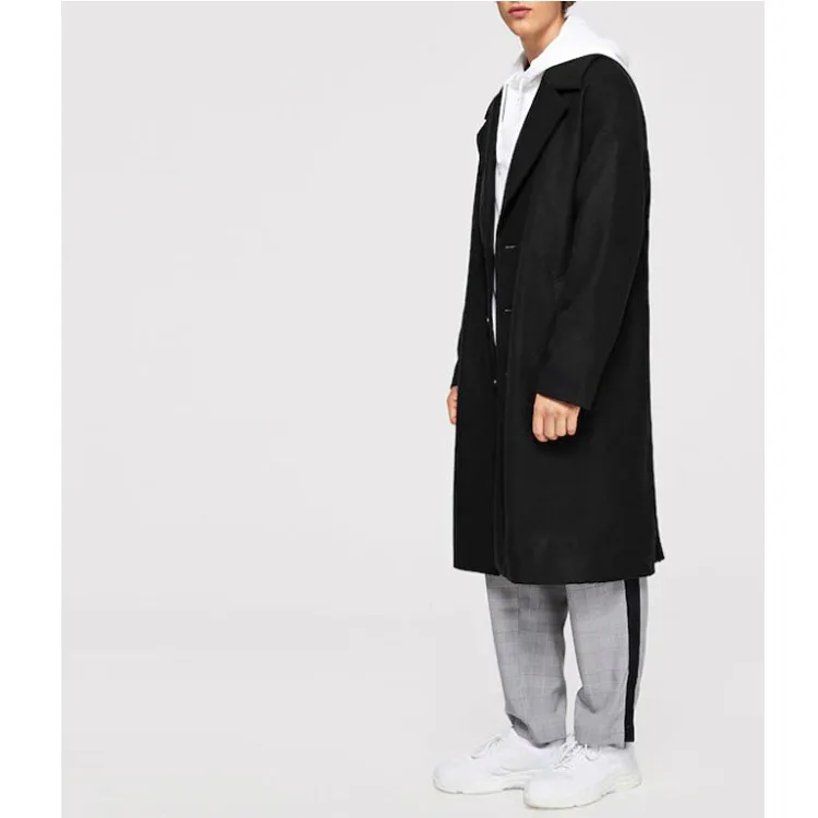 men longline coat