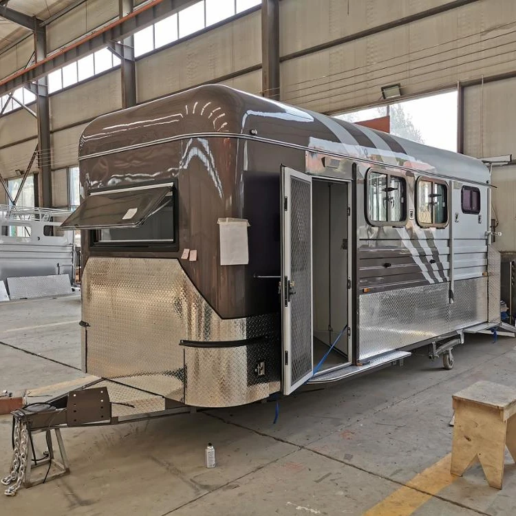 Square Nose 2 Horse Trailer Angle Float With Dividing Wall Buy Horse