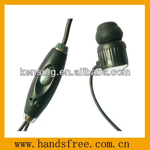 профессиональные моно in ухо вкладыши с ptt кнопку и микрофон для всех видов мобильных телефонов