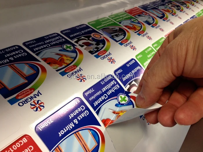 Direct Manufacturer Custom Printed Outdoor Packaging Roll Sticker Label Printing Product On Alibaba Direct Manufacturer Custom Printed