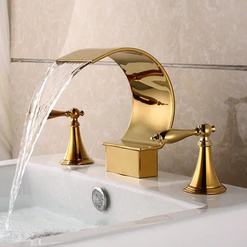 Rubinetto per lavabo a 3 fori da piano AGORÀ | Rubinetto per lavabo a 3