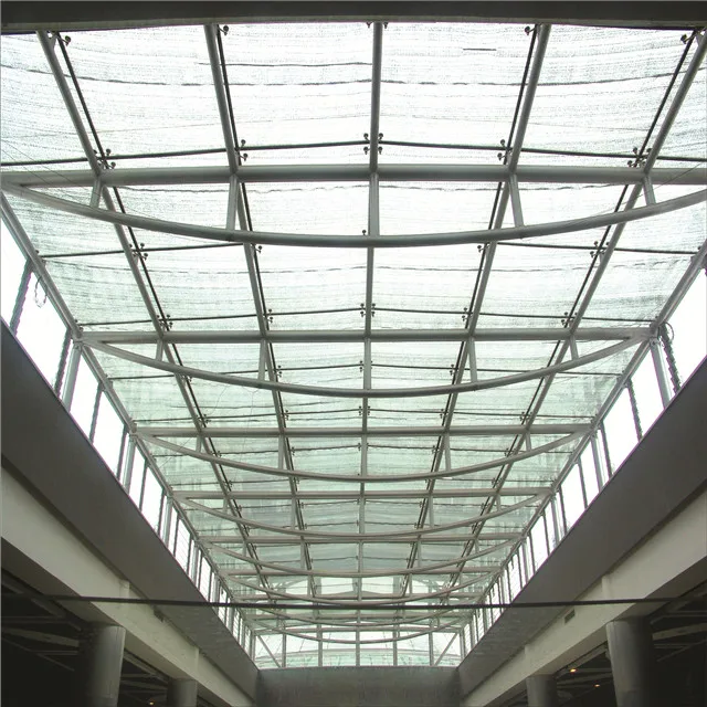 Prefabricated Dome Glass Skylight Roof Steel Truss Skylight Roof For
