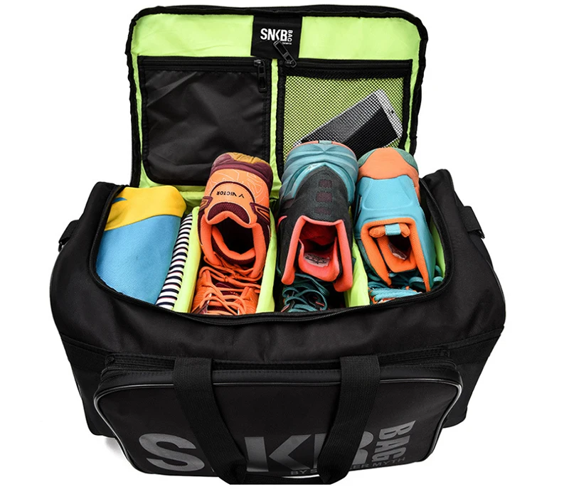 Bolsa deportiva de viaje para gimnasio, bolso impermeable con
