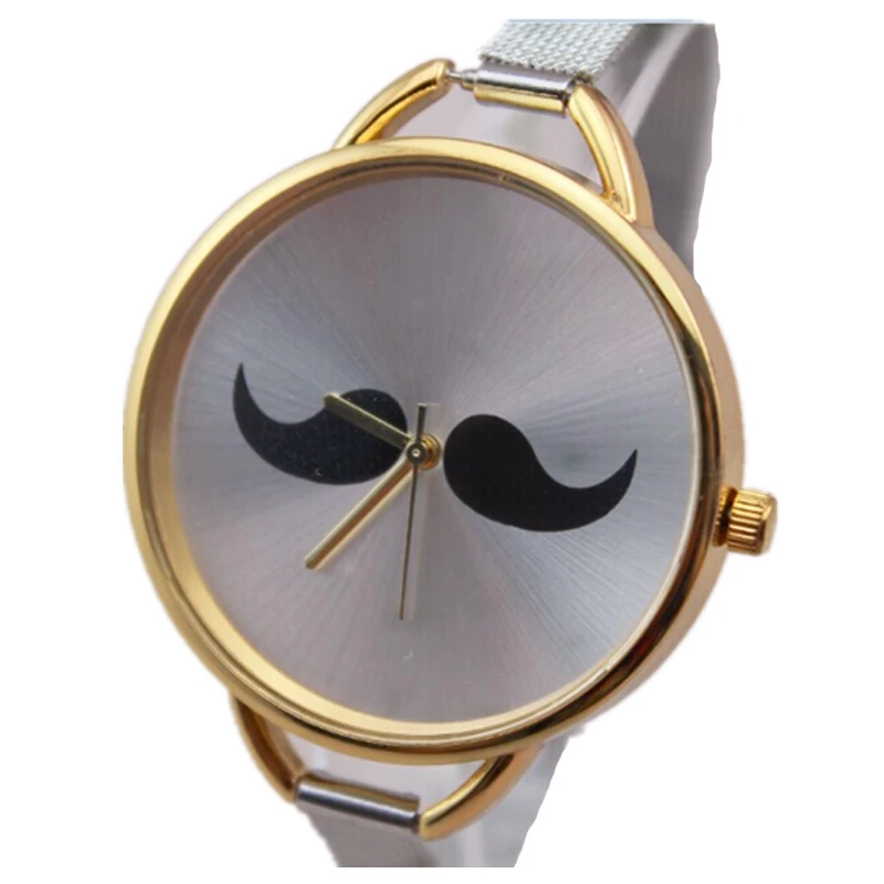 silver designer watch