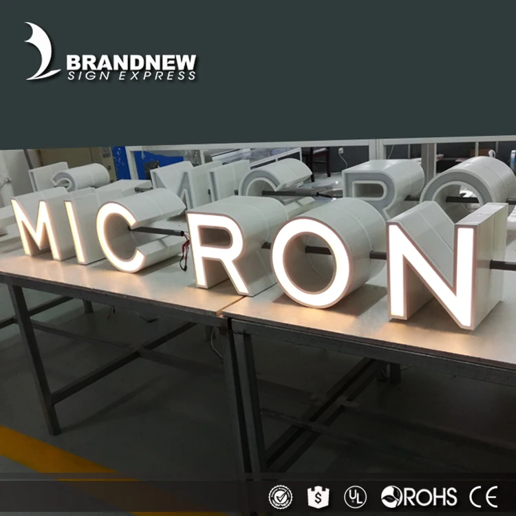 Бренд BRANDNEWSIGN наружный передний Металлический канал 3d буква С trimcap СВЕТОДИОДНЫЙ знак для логотипа