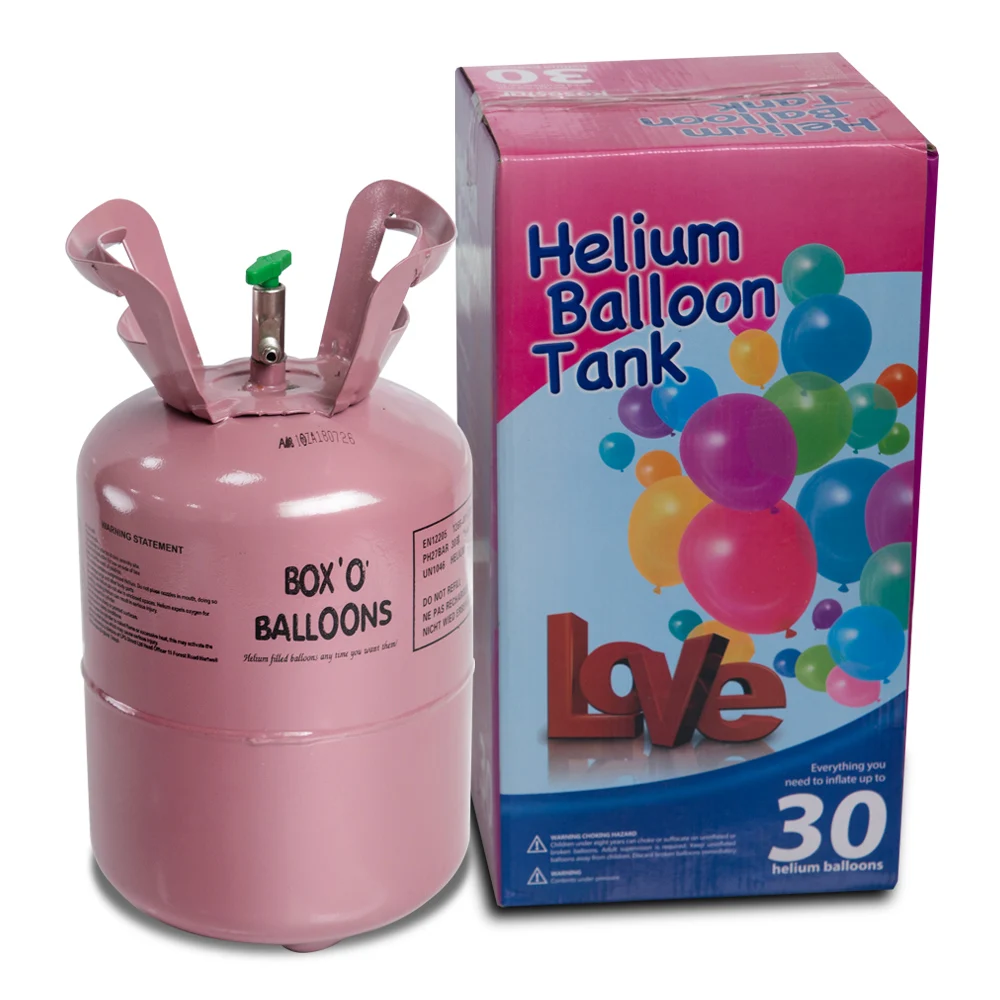 disposable helium gas cylinder with 7l