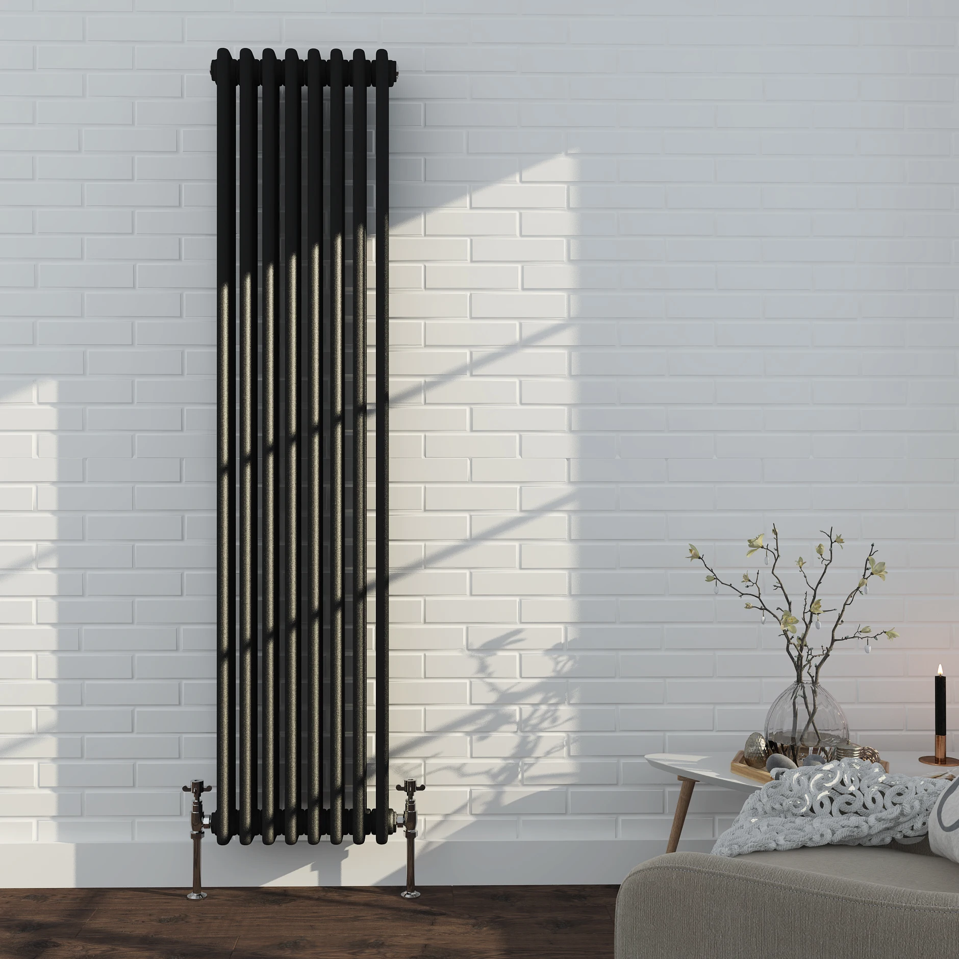 High Quality OEM Service SUN-R8 Wallmounted Heater Radiator Electric Radiator Wall Mounted Anthracite Heating Radiator