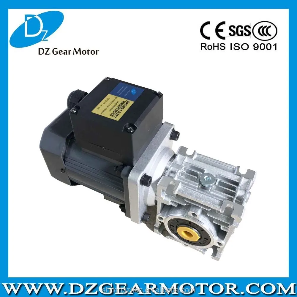 Moteur à Engrenages 90W 220V - Réducteur Vitesse 1:100, Couple 24Nm, Régulateur Inclus, Pour Machines Industrielles