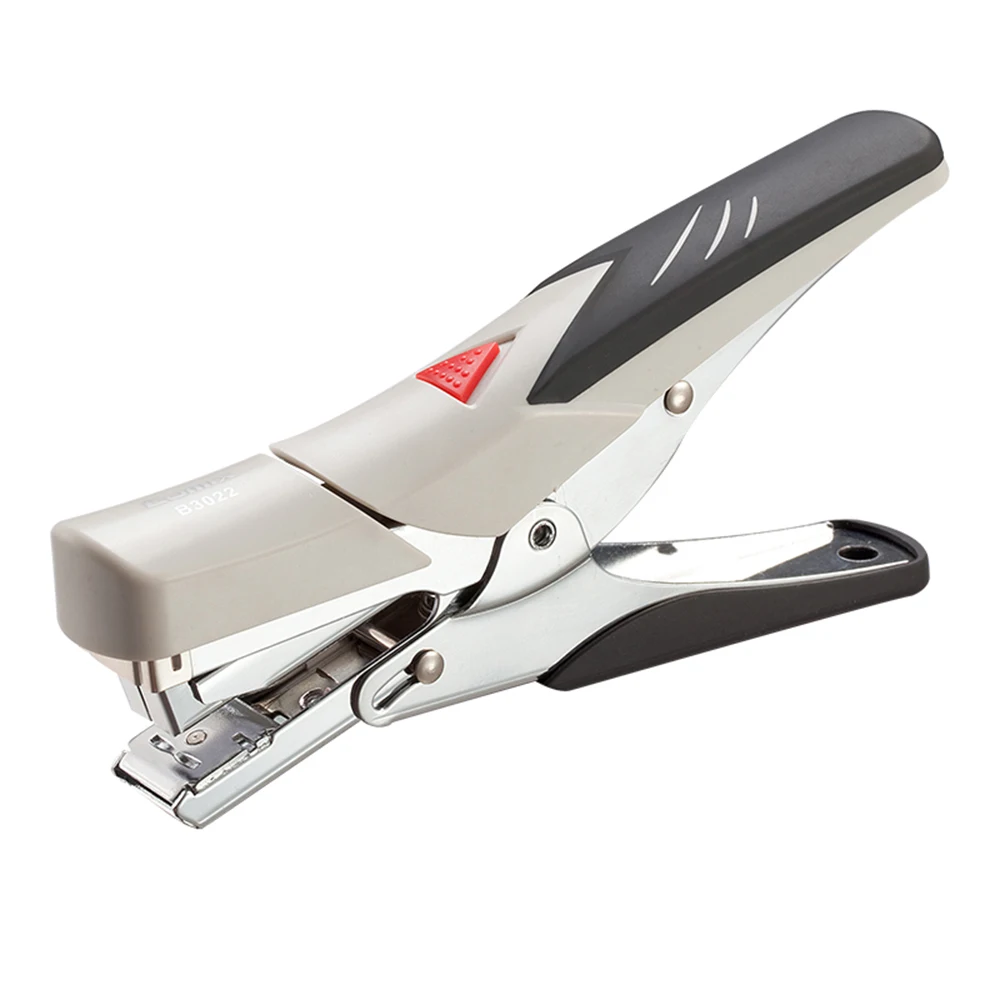 Comix Durable Metal Surface Quick Load Blue Gray Plier Stapler