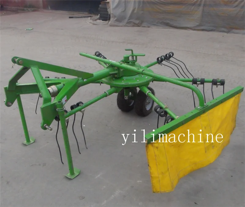 Tractor PTO Driven Grass Tedder and Rotary hay Rake for Sale