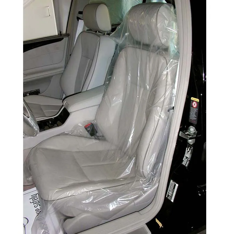 Car Disposable Plastic Soft Seat Cover Waterproof Dustproof - Main Image