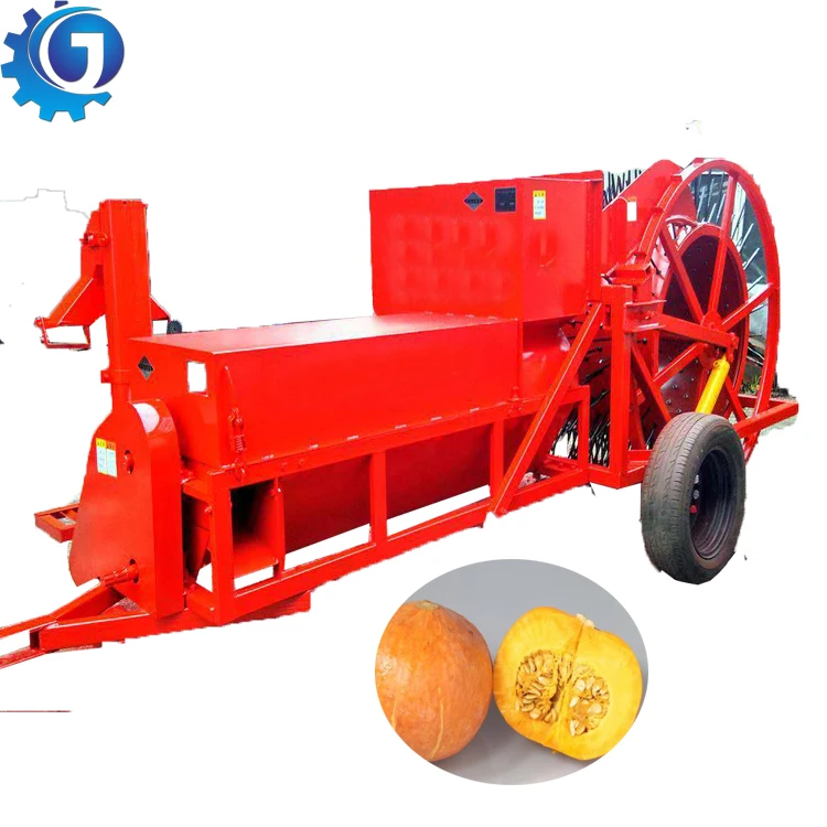 Large Capacity Automatic Pumpkin & Watermelon Harvester Seed Separator with Gear Core Components for Garlic Potato Corn