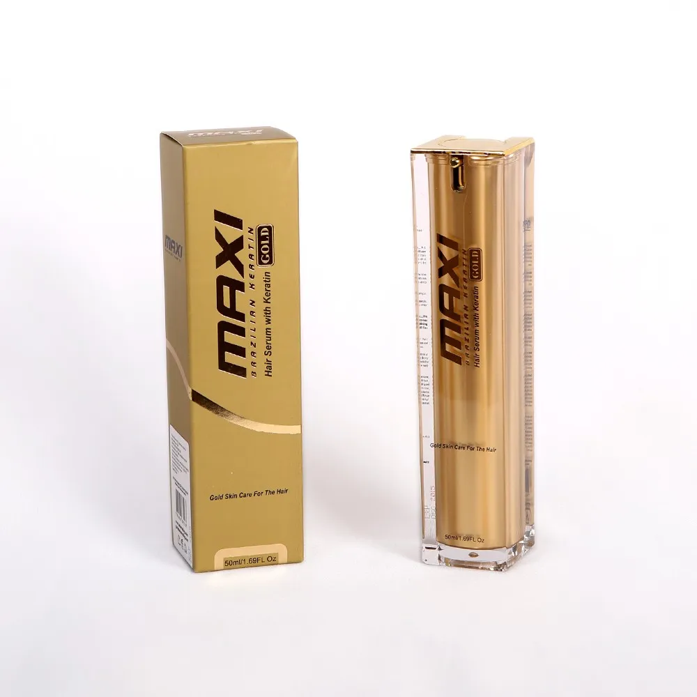 Brazilian Maxi Gold Hair Oil Serum Rich In Collagen Protein Keratin