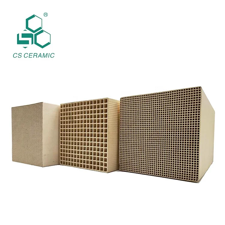 Thermal storage RTO/RCO Honeycomb Ceramic for heat recovery