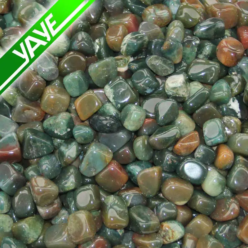 polished moss agate