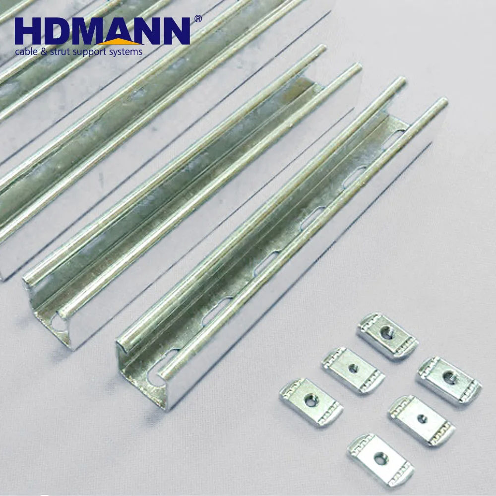 Strut Slotted Galvanized Support System U Beam Steel Channel