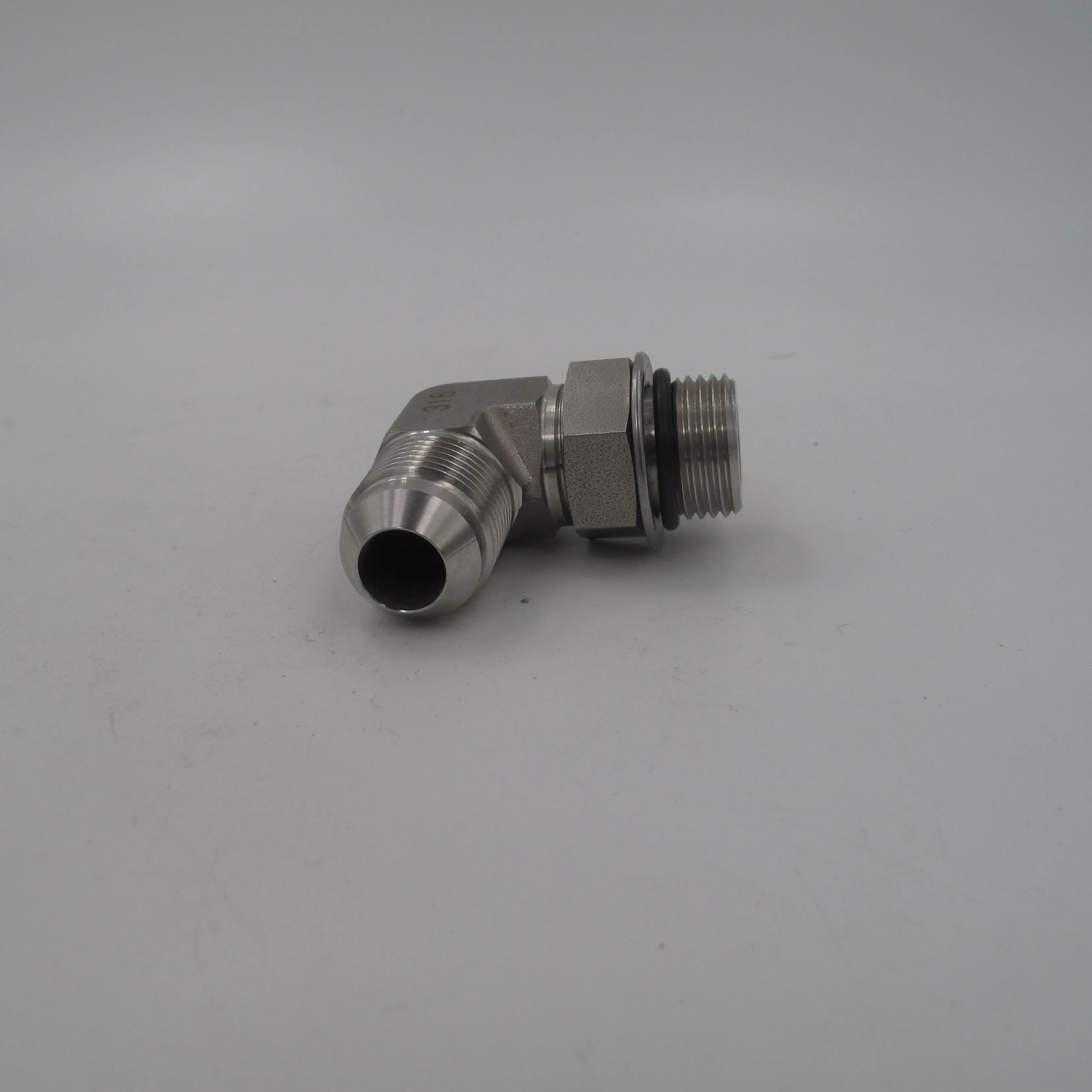 6801 штекер JIC к уплотнительному кольцу из нержавеющей стали Регулируемый переходник