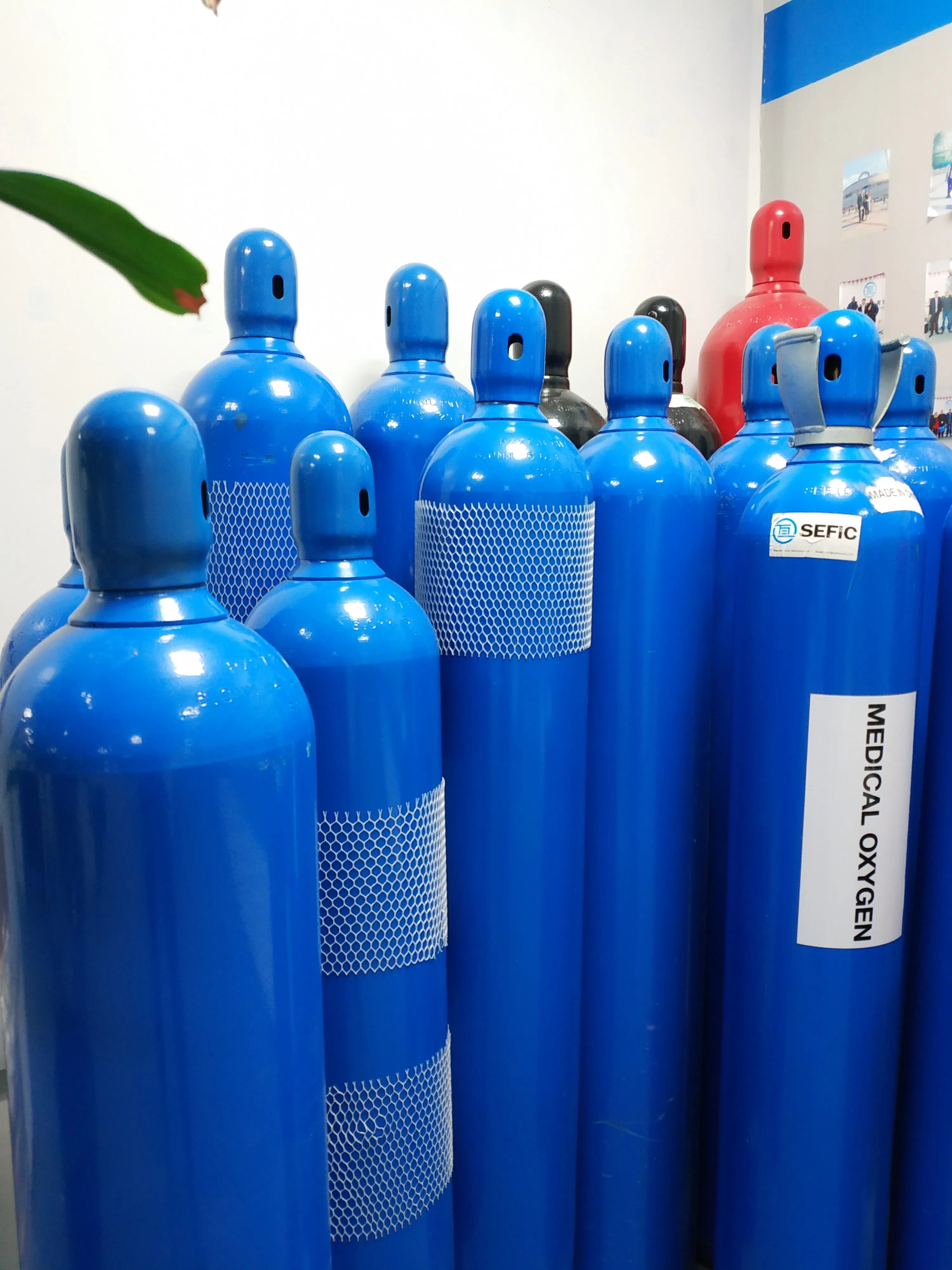 Кислородный азот аргоновый газовый баллон для промышленного использования
