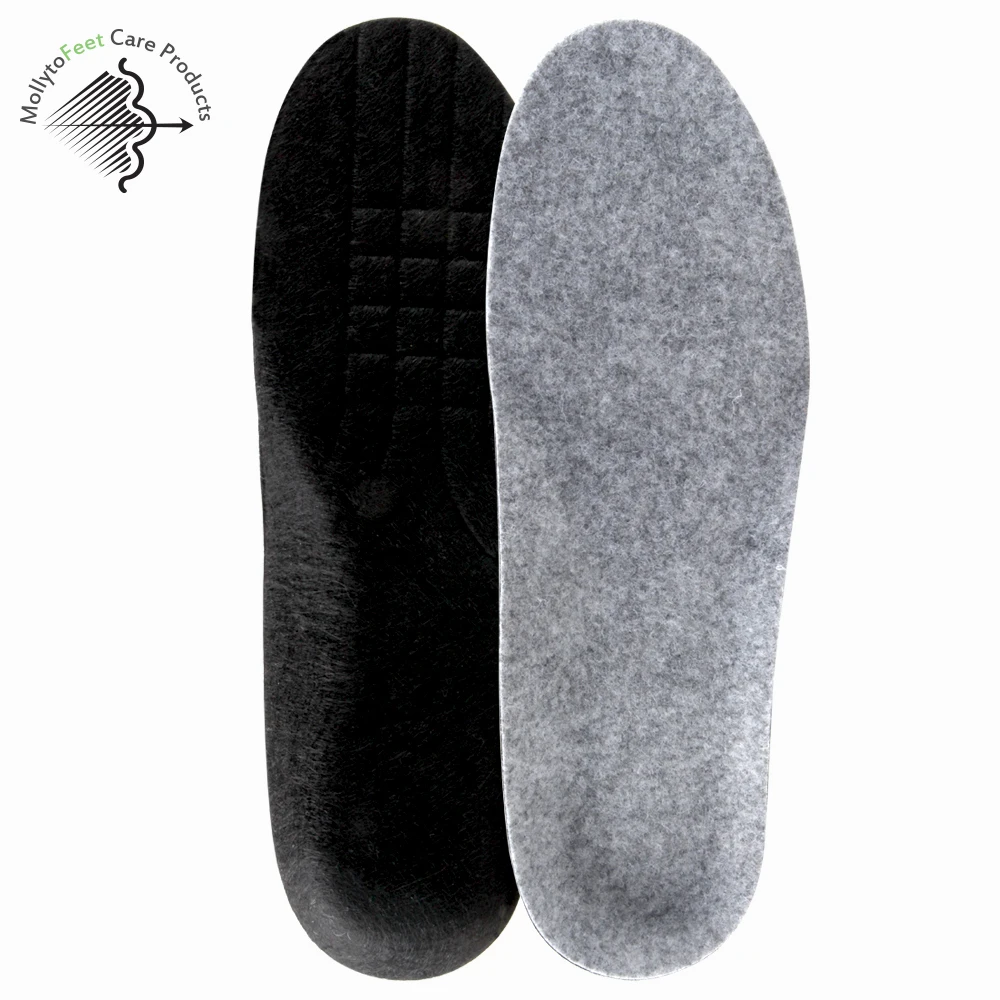 Shock Absorbing Diabetic Foot Wool Felt Warming Insoles Buy Anti