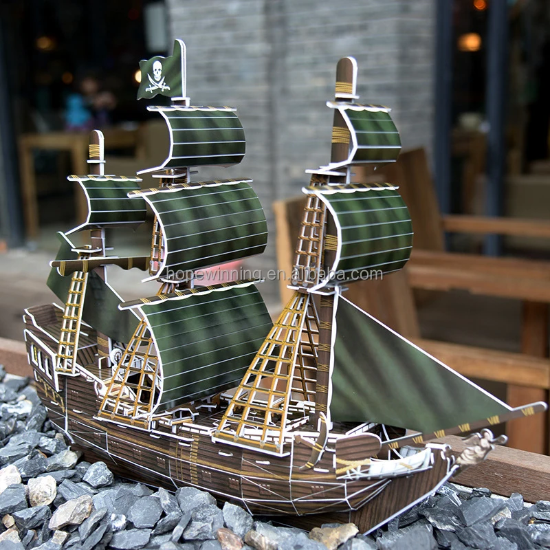 Новый дизайн Детский Пиратский Корабль из пенопласта 3D