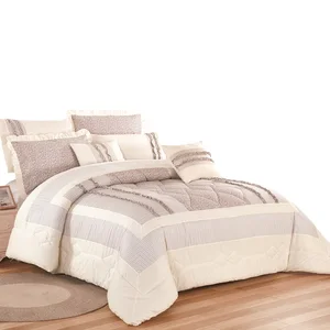 KOSMOS Polyester/cotton Fabric Customized Dubai Luxury Printed Patchwork Comforter Set