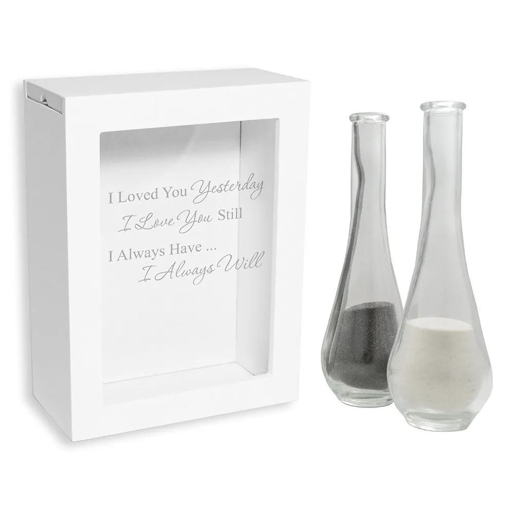 Love Design Sand Ceremony Shadow Box Wedding Souvenir