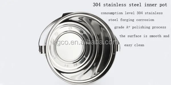 High Quality Stainless Steel Cookware Set Vacuum Thermal Cooker Magic Cooking Pot
