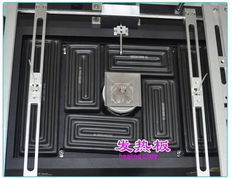 Original ZhuoMao ZM-R5830 Hot Air BGA Rework Station 3 Temperature Zones Reballing Machine 4500W with Touch Screen Control Panel