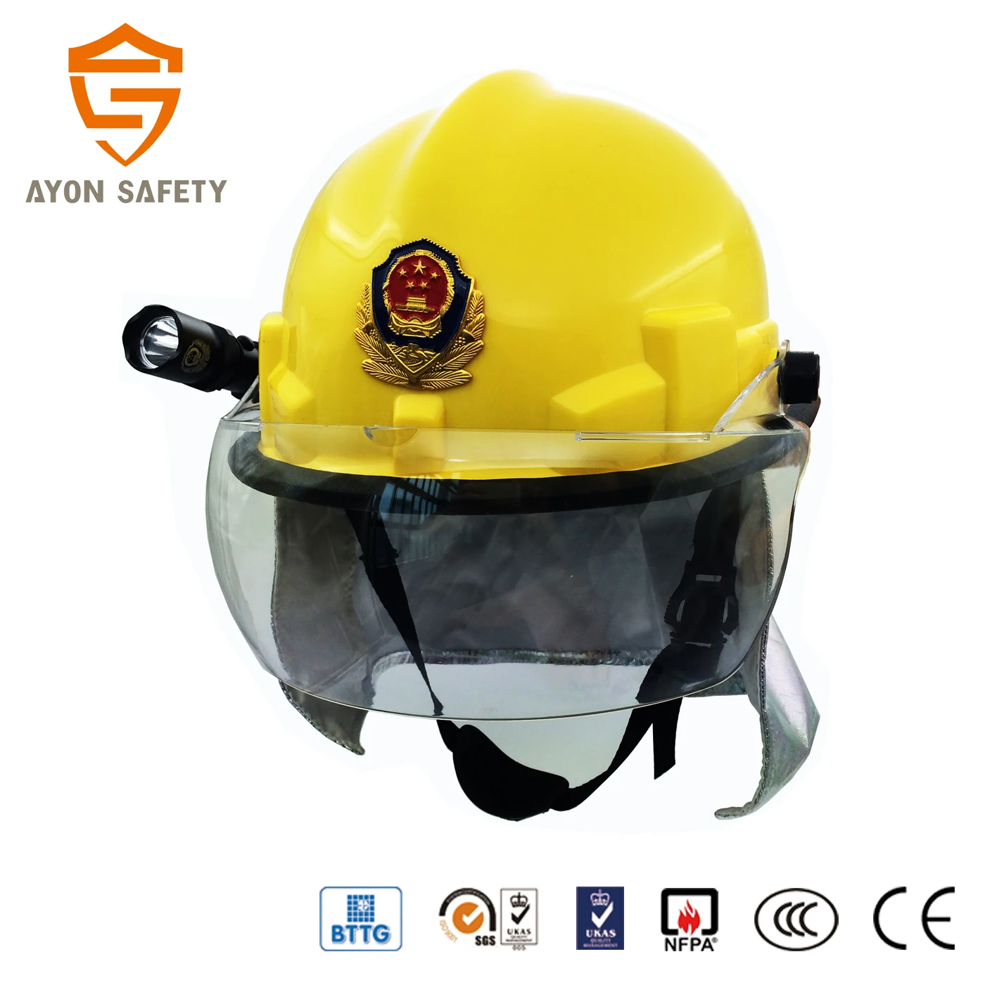 Rescue Helmet Ship Oil Worker Professional Protective Fire Fighter Helmets /53cm-63cm/ 20.9-24.8in Adjustable Anti-Impact Safety Hard Helmets for Miner