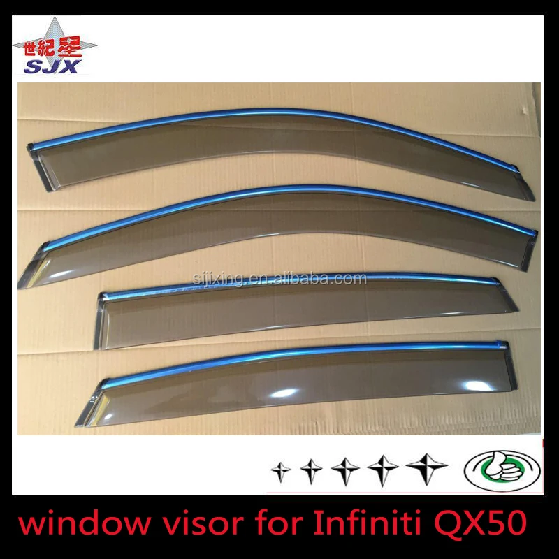 Window Visors Wind Deflector Car Door Visors For Infiniti Esq Qx Qx