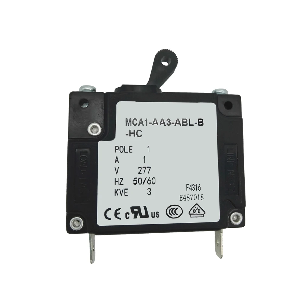 1000v Dc Hydraulic Electromagnetic Circuit Breakers 1p 2p 3p 4p 5p 6p 35a 40a 50a Mcb Circuit Breaker