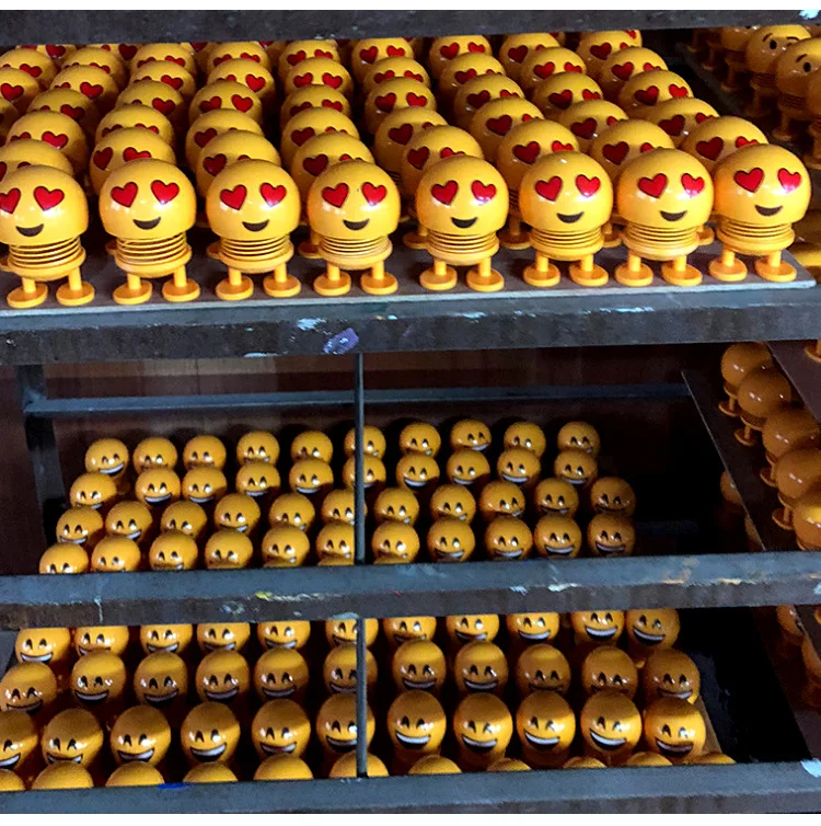 Игрушка на заказ, автомобильный аксессуар, Декор, поплавок, весенний подарок, выражение, фигурка, вращающаяся голова, кукла