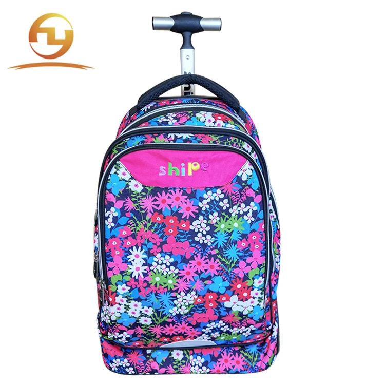 Polyester Fabric Printing Plush Rolling Backpack for Girl School - China Luggage  Trolley Bag and Trolley Girl Backpack price