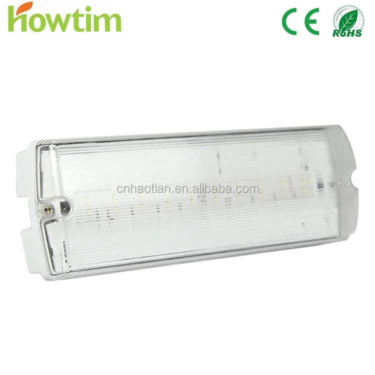 Outdoor Indoor EMERGENCY FIRE EXIT LIGHT 3 Hour LED NON BULKHEAD IP65 MAINTAINED
