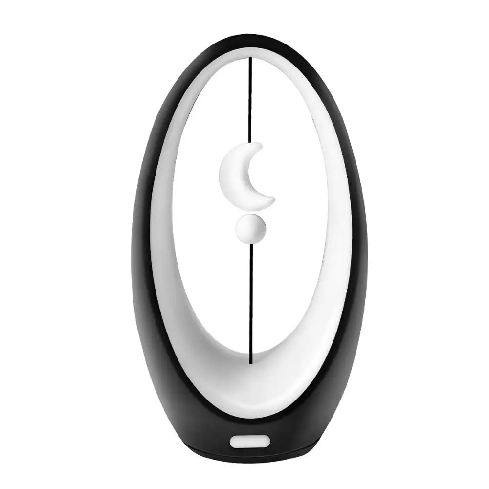 LED Bedside Lamp Sailing Art Lamp Balance Lamp with Magnetic Suspension Switch for Bedroom Living Room