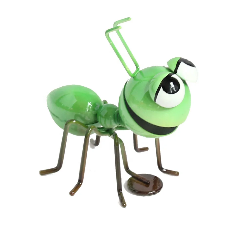 Metal Cute Color Ant 3D Fridge Magnet green