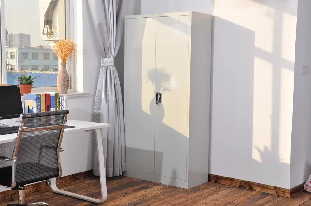 Practical Simple Design Strong KD Structure Office Furniture Metal File Cabinet Steel Swing Door Storage Cupboard Steel Cabinet